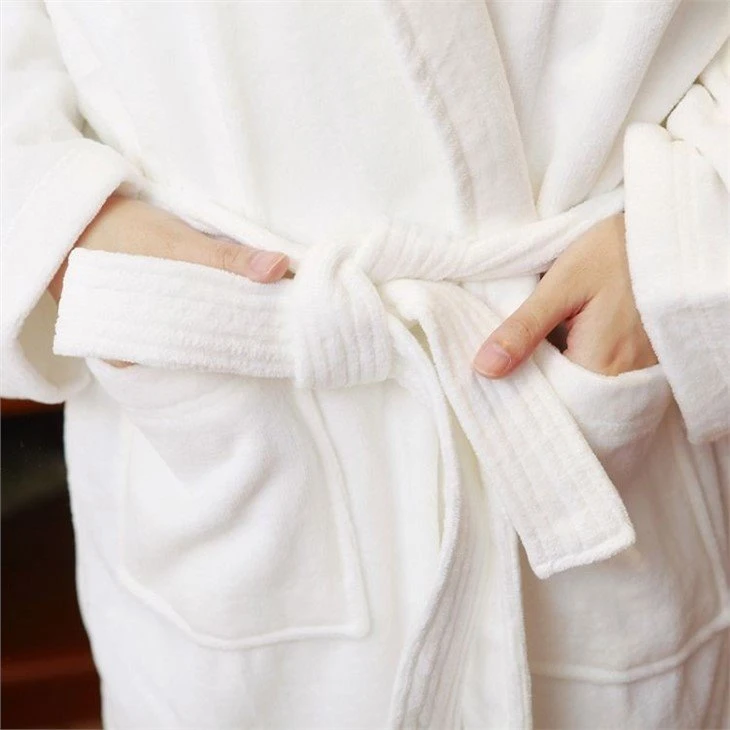 Cotton Star Pattern Bath robe