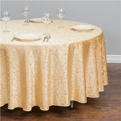 100 procentų poliesterio staltiesės