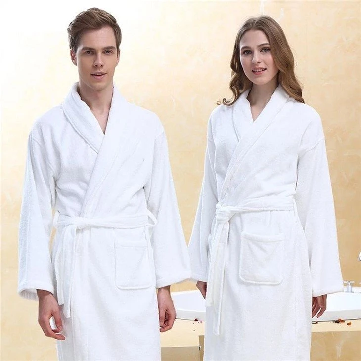 Hotel Imitation Silk Bathrobe